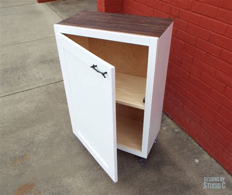 build steel cabinets casters|Build a Rolling Storage Cabinet .